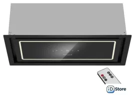 Кухонная вытяжка Weissgauff Quadra 600 Touch Black Glass
