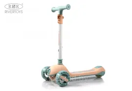 Детский самокат Rivertoys HB-818 розовый