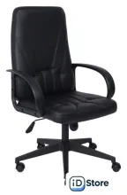 Офисное кресло AksHome Менеджер PL Pegasso (экокожа черный)