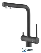 Смеситель Paulmark Serpentine SE213222-DG (серый/графит)