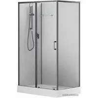 Душевая кабина Aquanet Passion Evo 120L (черный)