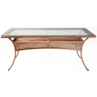 Стол садовый AIKO Deco 8 мест 7035П Светлый