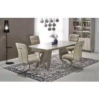 Кухонный стол Halmar Salix 180-260/90/76 (травертин/кашемир)