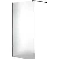 Душевая стенка Saniteco Walk-In SN-W8MB110 (110x200, матовое стекло, черный профиль)