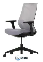 Офисное кресло Chair Meister Nature II Slider 3D с подлокотниками без подголовника (черный/серый)