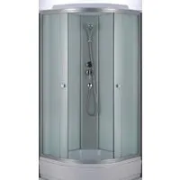 Душевая кабина Coliseum ТМ 985 90x90 (белый/матовое стекло)