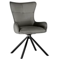 Стул Woodville Chicago / 15830 (light gray/black)
