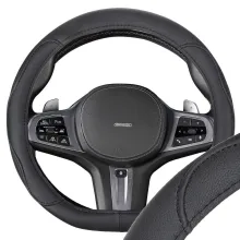 Оплетка D-тип экокожа M (37-39 см) SKYWAY Design Drift-4 Черная