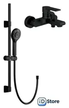 Душевой гарнитур Cersanit Brasko 63108 с душевым гарнитуром Neno 63696