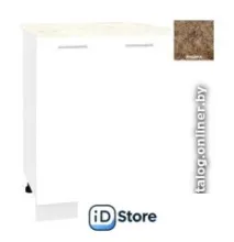 Шкаф напольный Кортекс-мебель Корнелия Лира НШ60р (белый/мадрид)