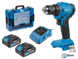 Дрель-шуруповерт Bull SR 1803 1329880 (с 2-мя АКБ, кейс)
