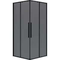 Душевой уголок Niagara NG-2822-34BLACK 80x80x195 (черный матовый/тонированное стекло)