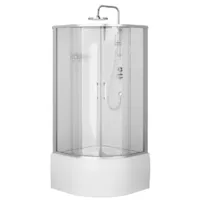 Душевая кабина AM.PM Above 90x90 / W9XC-401A-9090MT (хром матовый/прозрачное стекло)