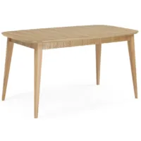 Обеденный стол Woodville Адель 145-190x80 (светлое дерево)