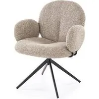 Стул с подлокотниками Halmar K568 (темно-бежевый)