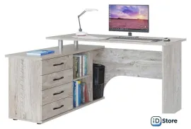 Стол Сокол КСТ-109 левый (дуб юкон)