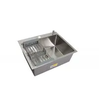 Кухонная мойка Wisent WS-36045D/GER013 (с сифоном, дозатором и коландером)