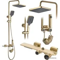 Душевая система Rea Helix Matt Gold REA-P6621