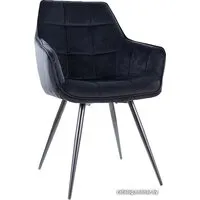 Стул с подлокотниками Signal Lilia Velvet (bluvel 19 черный)