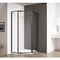 Душевой уголок Cezares Eco-O-P-1-90-C-Nero