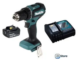 Дрель-шуруповерт Makita DDF485RF (с 1-м АКБ, кейс)