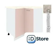 Шкаф напольный Кортекс-мебель Корнелия Лира НШУ угловой (капучино/марсель)