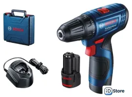 Дрель-шуруповерт Bosch GSR 120-LI Professional 06019G8000 (с 2-мя АКБ, кейс)