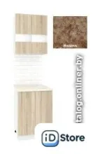 Готовая кухня Кортекс-мебель Корнелия Экстра 60рс2д (дуб сонома/мадрид)