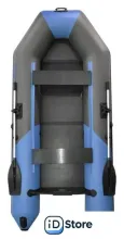 Моторно-гребная лодка Муссон 3000 С (серый/синий)