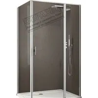 Душевой уголок Allen Brau Priority 90x80 304203 (серебро браш)