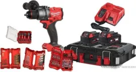 Ударная дрель-шуруповерт Milwaukee M18 FUEL Promo FPD3100P-502P 4933498240 (с 2-мя АКБ 5 Ач, кейс, набор оснастки)