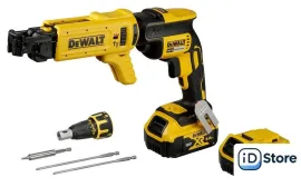 Шуруповерт для гипсокартона DeWalt DCF620P2K (с 2-мя АКБ, кейс)