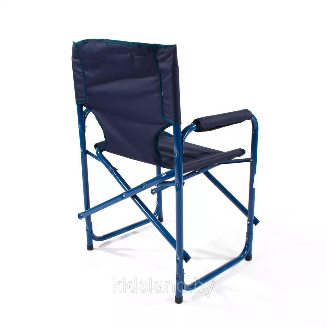 Кресло складное "СЛЕДОПЫТ" 585х450х825 мм, сталь 25 мм, синий