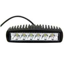 Фара светодиодная OFF ROAD 1554045мм прямоугольная 12V/24V 18W 6000K SKYWAY 6 диодов Дальний свет