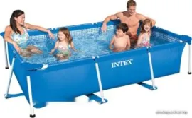 Каркасный бассейн INTEX Rectangular Frame 260x160x65 (58980/28271)