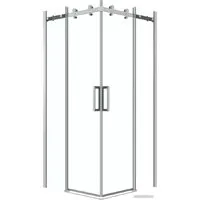 Душевой уголок Grossman Classic 80x80x195 300.K33.04.8080.10.00 (хром/прозрачное стекло)