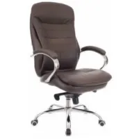 Офисное кресло SitUp MIDO Chrome (экокожа Dark Brown)