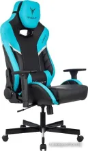 Кресло Knight Thunder 5X (черный/голубой)