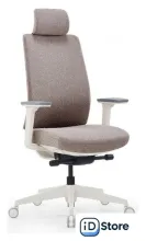 Офисное кресло SitZone CH-K55A-BS (ткань, бежевый, пластик, корпус белый)