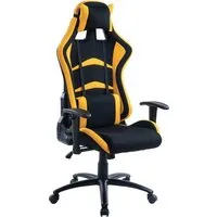 Игровое (геймерское) кресло Helmi Pointer HL-G07 306178 (черный/желтый)