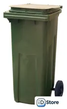 Контейнер для мусора Тара 120 л (зеленый)