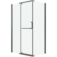 Душевой уголок Grossman Pragma 110x80x195 120.K33.03.1180.42.00 (графит сатин/прозрачное стекло)
