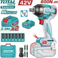 Гайковерт Total TIWLI42602 (с 2-мя АКБ, кейс)