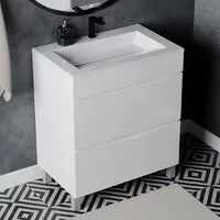 Мебель для ванных комнат Vela Тумба под умывальник Vela Бриз 70Н под Galaxy TU25104