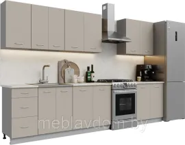 Кухонный гарнитур Кортекс-мебель Корнелия Лира 2,6м.