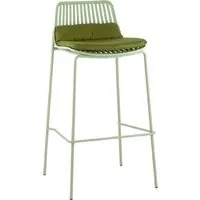 Стул Stool Group Louran с подушкой D-012H-75 (зеленый)