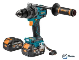 Ударная дрель-шуруповерт Bort BAB-21Ix2Li-XDK 93414943 (с 2-мя АКБ, кейс)