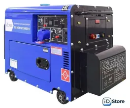 Дизельный генератор ТСС DGW 7.0/250EDS-R в кожухе