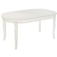Обеденный стол Woodville Aviano / 363330 (молочный без патины)