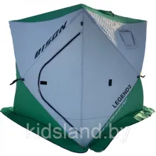 Палатка рыболовная Bison Legend 2 Pro трехслойная (220220220) бело-зеленая